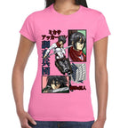 Playera Mikasa Ackerman Shingeki no Kyojin Algodón Premium #0002785