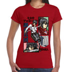 Playera Mikasa Ackerman Shingeki no Kyojin Algodón Premium #0002785