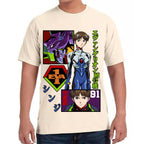 Playera Evangelion Shinji Algodón Premium #0002786