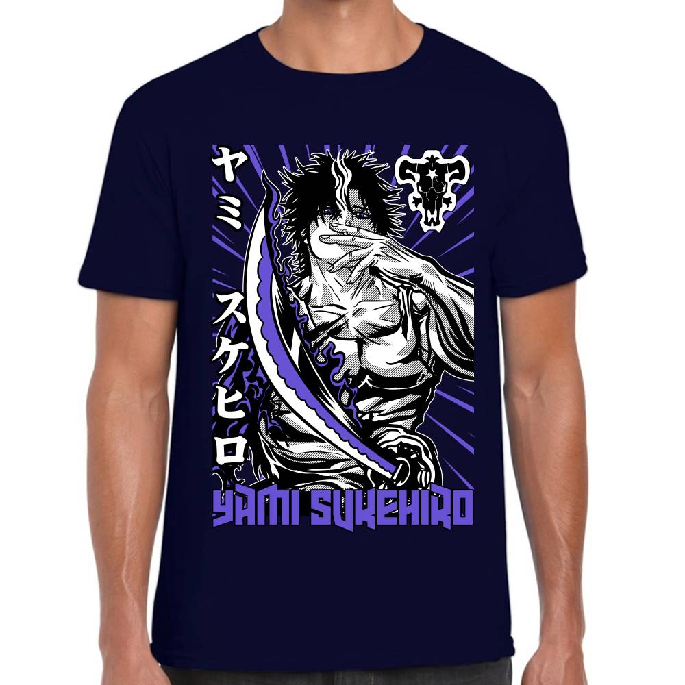 Playera Black Clover Yami Sukehiro Algodón Premium #0002790