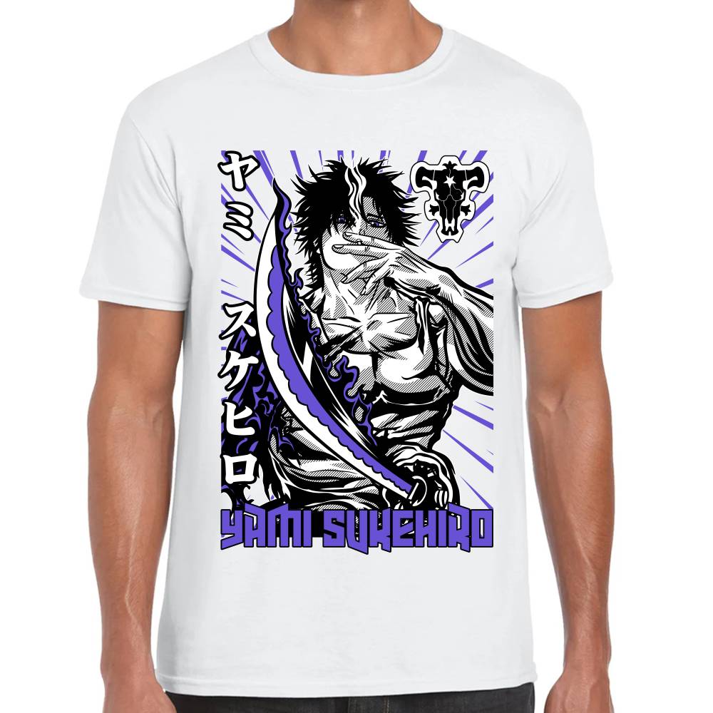 Playera Black Clover Yami Sukehiro Algodón Premium #0002790