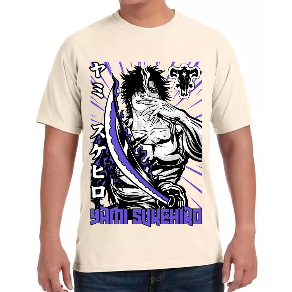 Playera Black Clover Yami Sukehiro Algodón Premium #0002790
