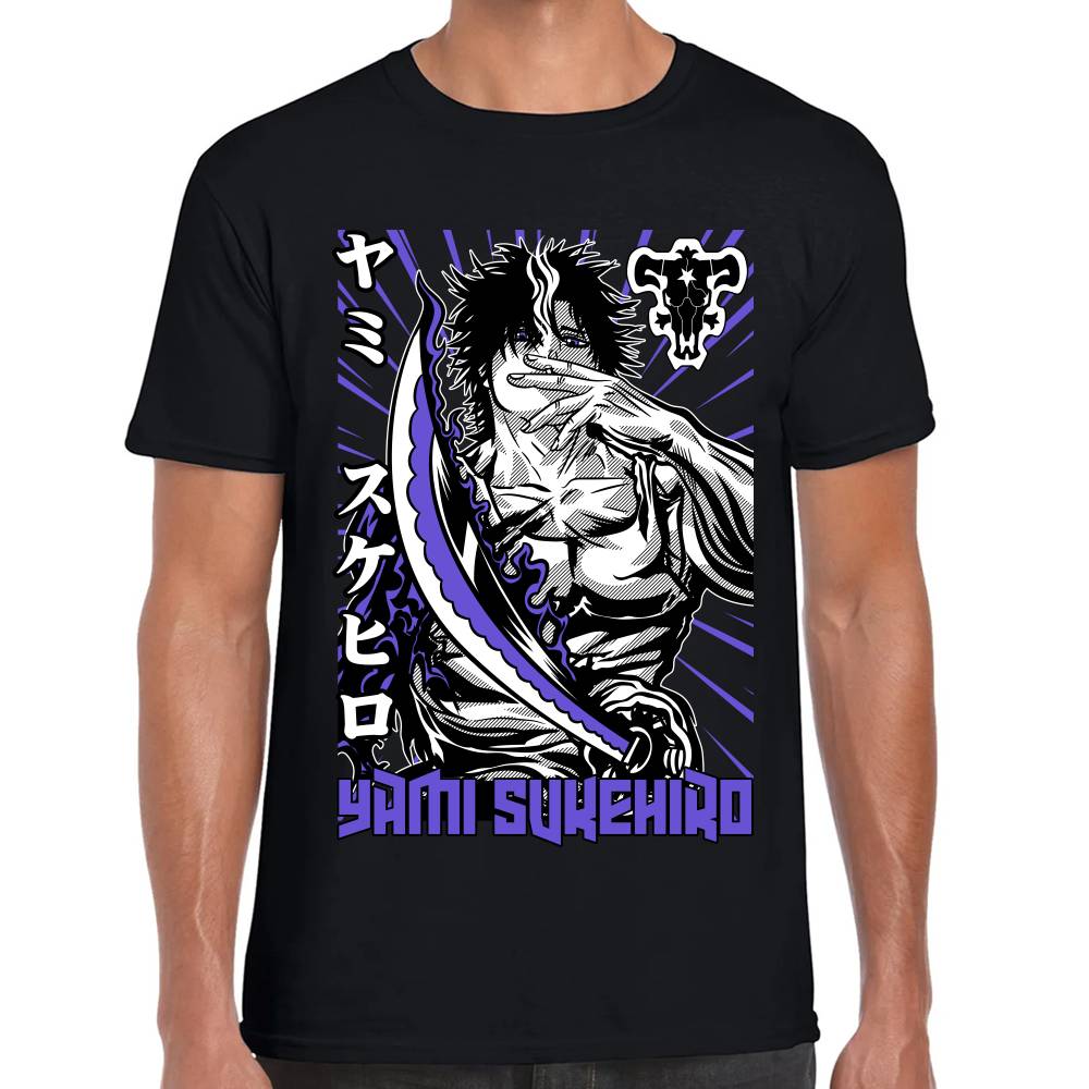 Playera Black Clover Yami Sukehiro Algodón Premium #0002790