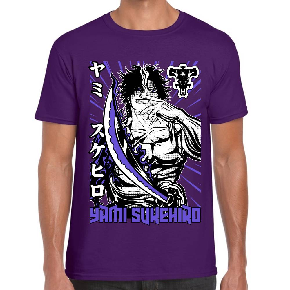 Playera Black Clover Yami Sukehiro Algodón Premium #0002790