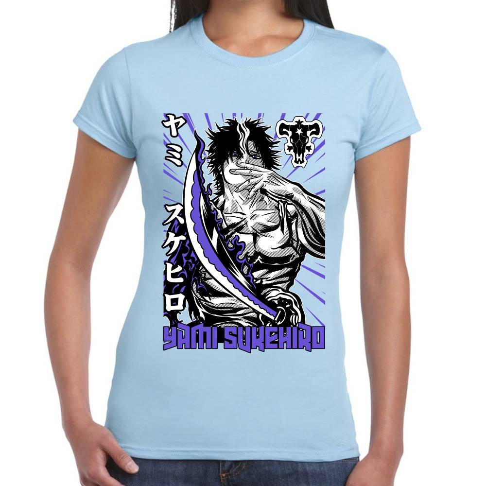 Playera Black Clover Yami Sukehiro Algodón Premium #0002790