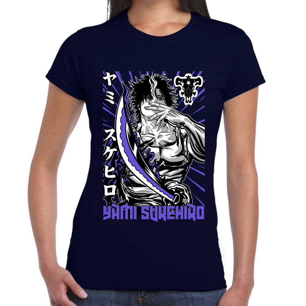 Playera Black Clover Yami Sukehiro Algodón Premium #0002790