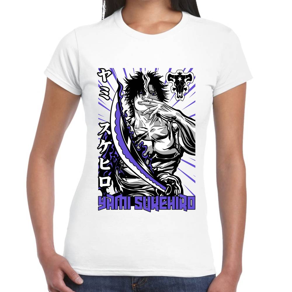 Playera Black Clover Yami Sukehiro Algodón Premium #0002790