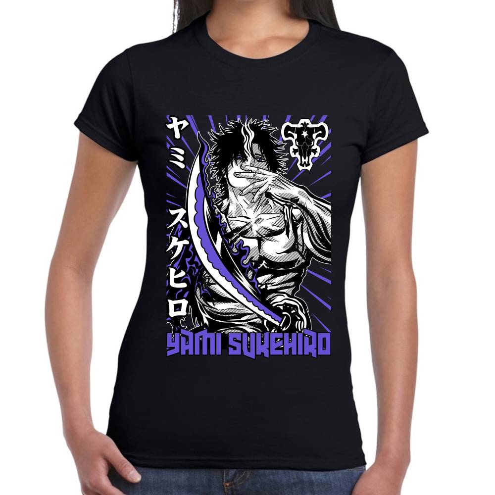 Playera Black Clover Yami Sukehiro Algodón Premium #0002790