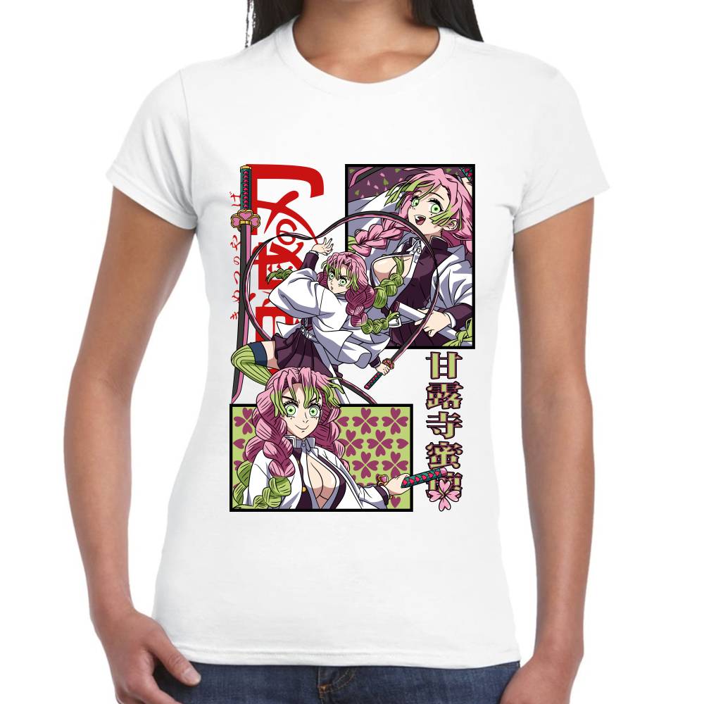 Playera Demon Slayer Mitsuri Algodón Premium #0002791