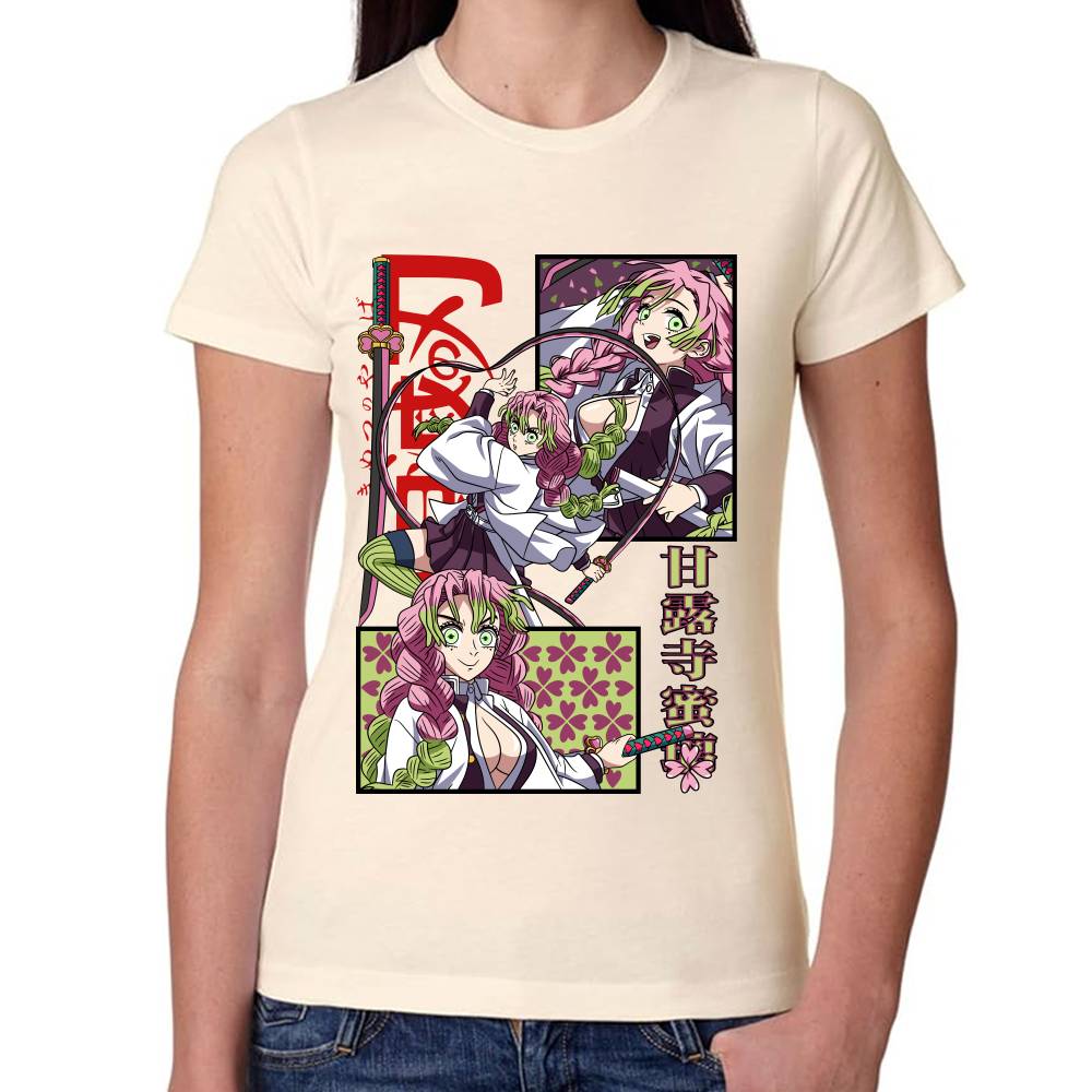 Playera Demon Slayer Mitsuri Algodón Premium #0002791