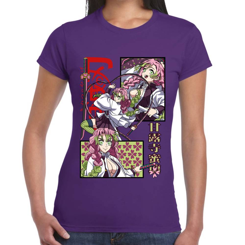 Playera Demon Slayer Mitsuri Algodón Premium #0002791