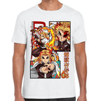 Playera Demon Slayer Rengoku Algodón Premium #0002792