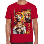 Playera Demon Slayer Rengoku Algodón Premium #0002792