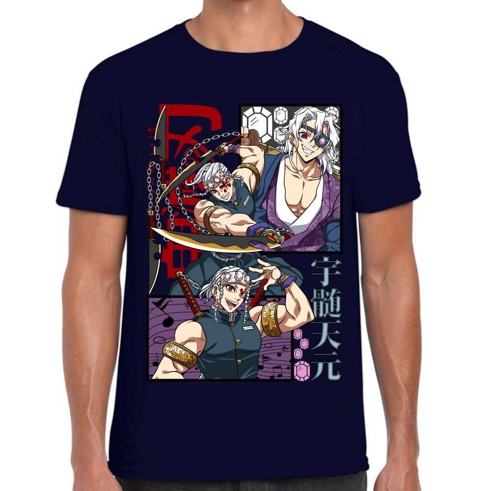 Playera Demon Slayer Tengen Uzui Algodón Premium #0002793