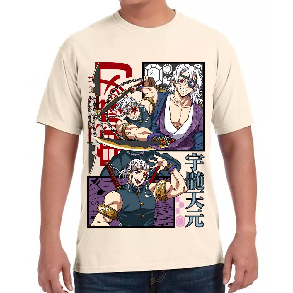 Playera Demon Slayer Tengen Uzui Algodón Premium #0002793