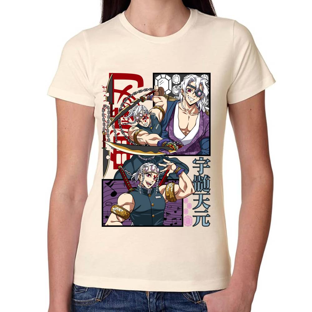 Playera Demon Slayer Tengen Uzui Algodón Premium #0002793