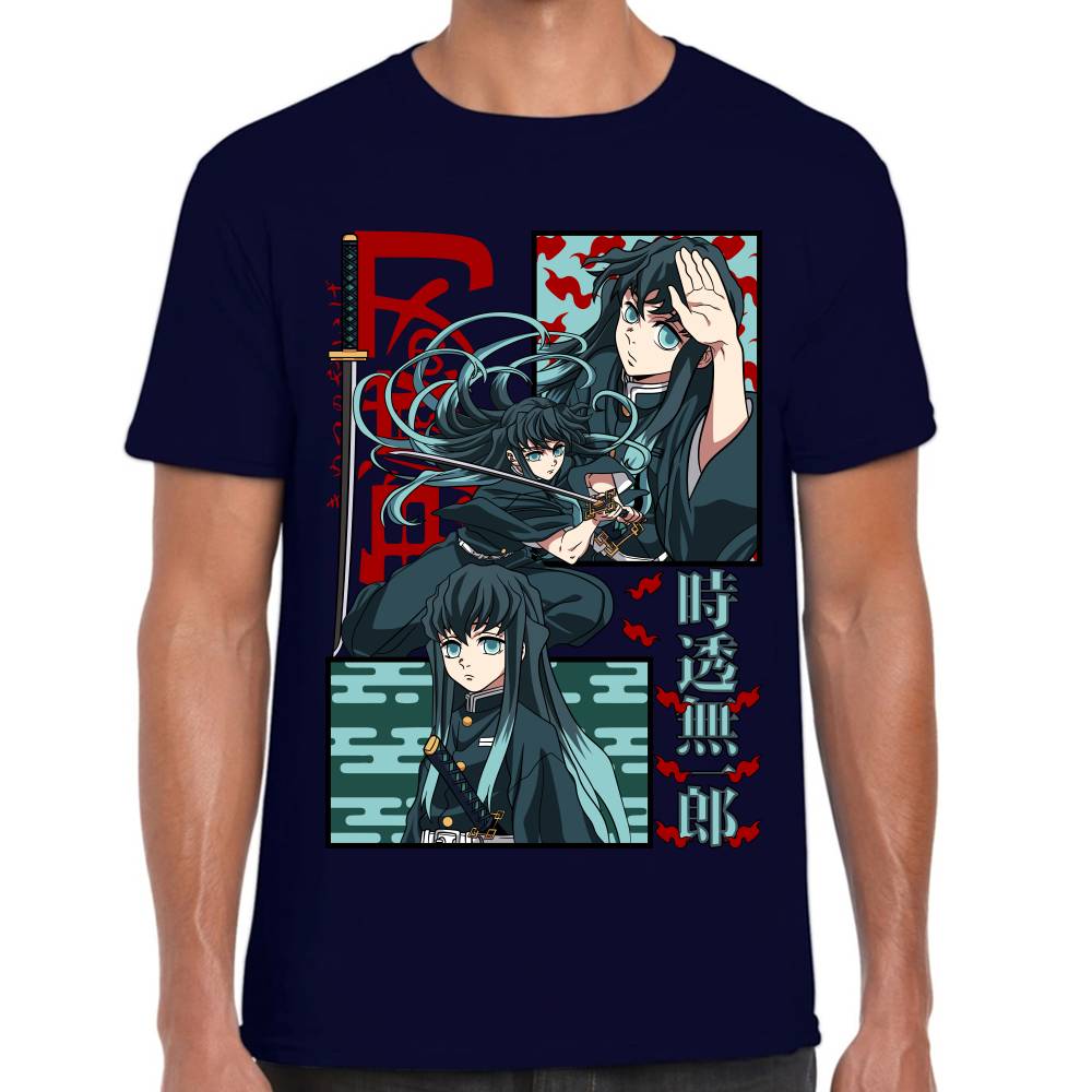 Playera Demon Slayer Tokito Algodón Premium #0002794