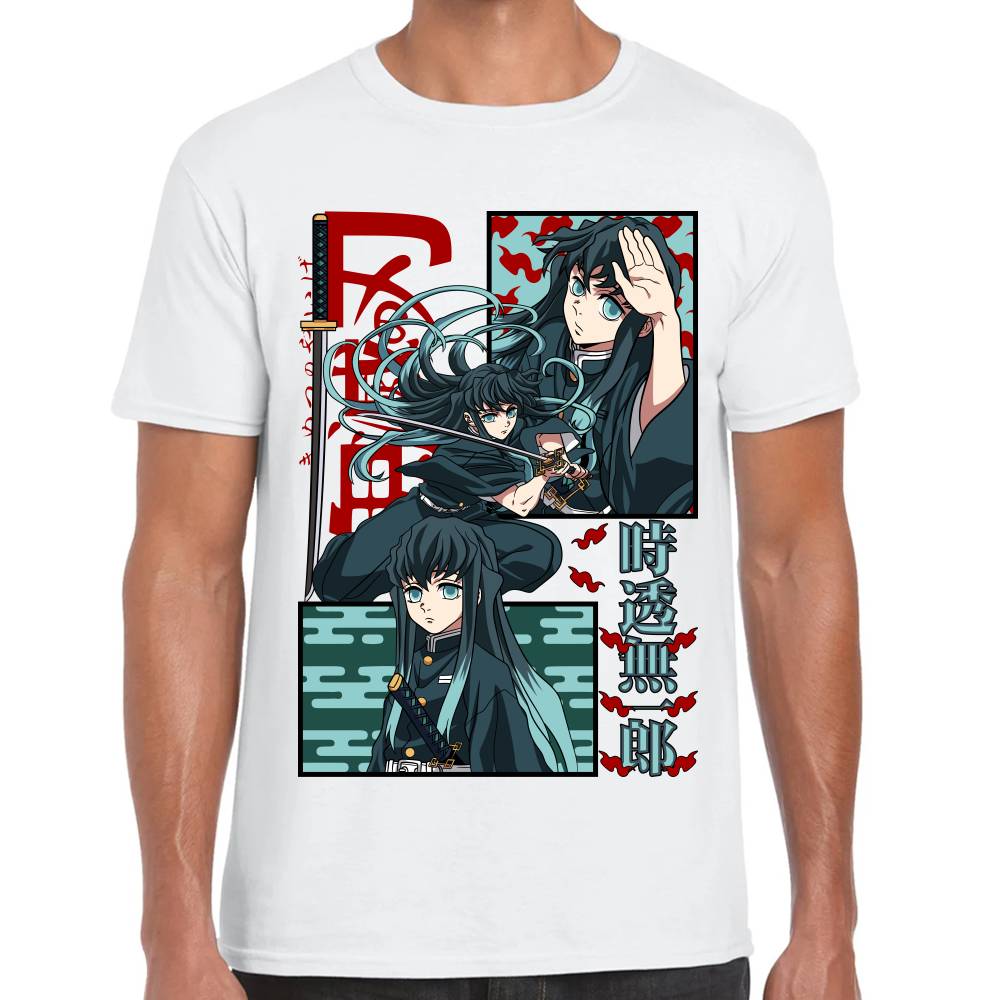 Playera Demon Slayer Tokito Algodón Premium #0002794