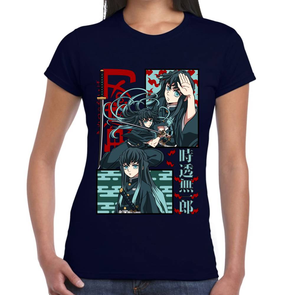Playera Demon Slayer Tokito Algodón Premium #0002794