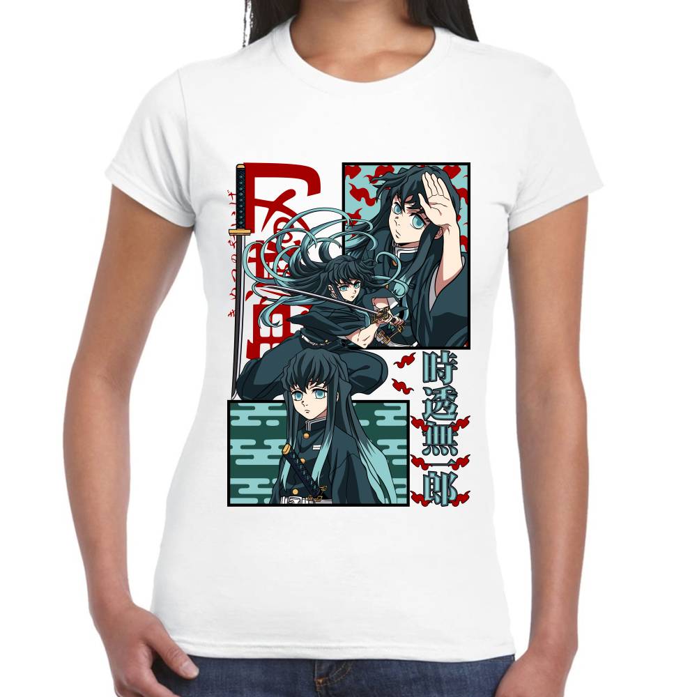 Playera Demon Slayer Tokito Algodón Premium #0002794
