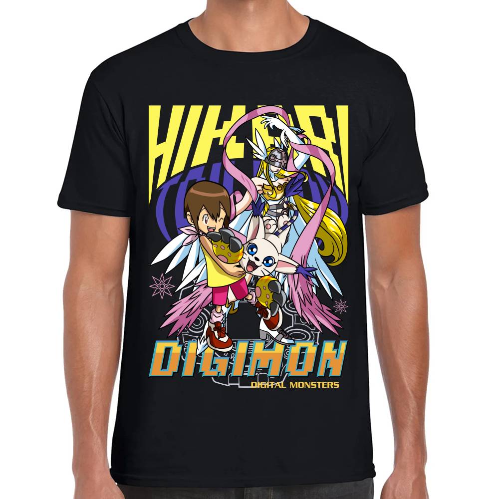 Playera Digimon Hikari y Tailmon Algodón Premium #0002795 Imagen principal del producto