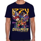 Playera Digimon Izzy & Tentomon Algodón Premium #0002796