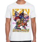 Playera Digimon Izzy & Tentomon Algodón Premium #0002796