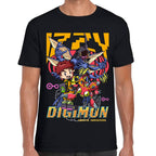 Playera Digimon Izzy & Tentomon Algodón Premium #0002796
