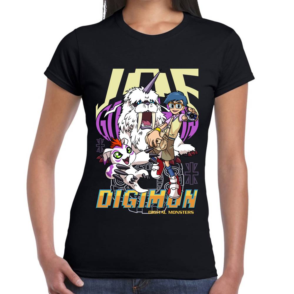 Playera Digimon Joe & Gomamon Algodón Premium #0002797 Imagen secundaria del producto