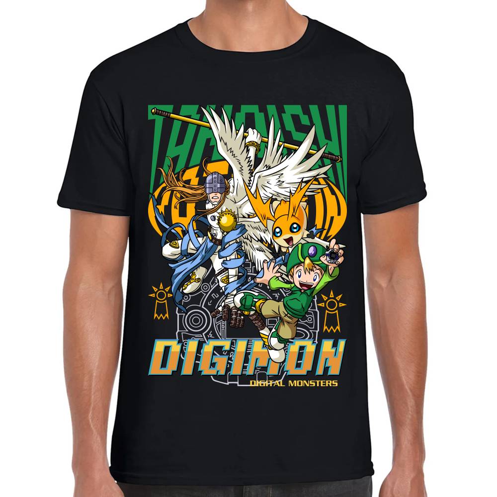 Playera Digimon Patamon & Takaishi Takeru Algodón Premium #0002798 Imagen principal del producto