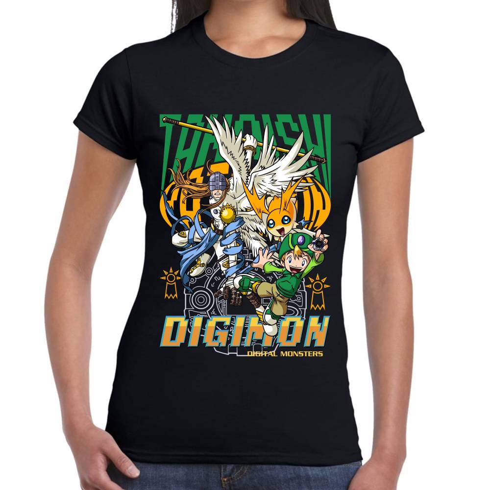 Playera Digimon Patamon & Takaishi Takeru Algodón Premium #0002798 Imagen secundaria del producto
