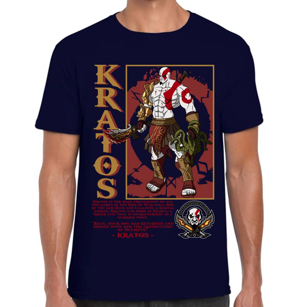 Playera Kratos Algodón Premium #0002799