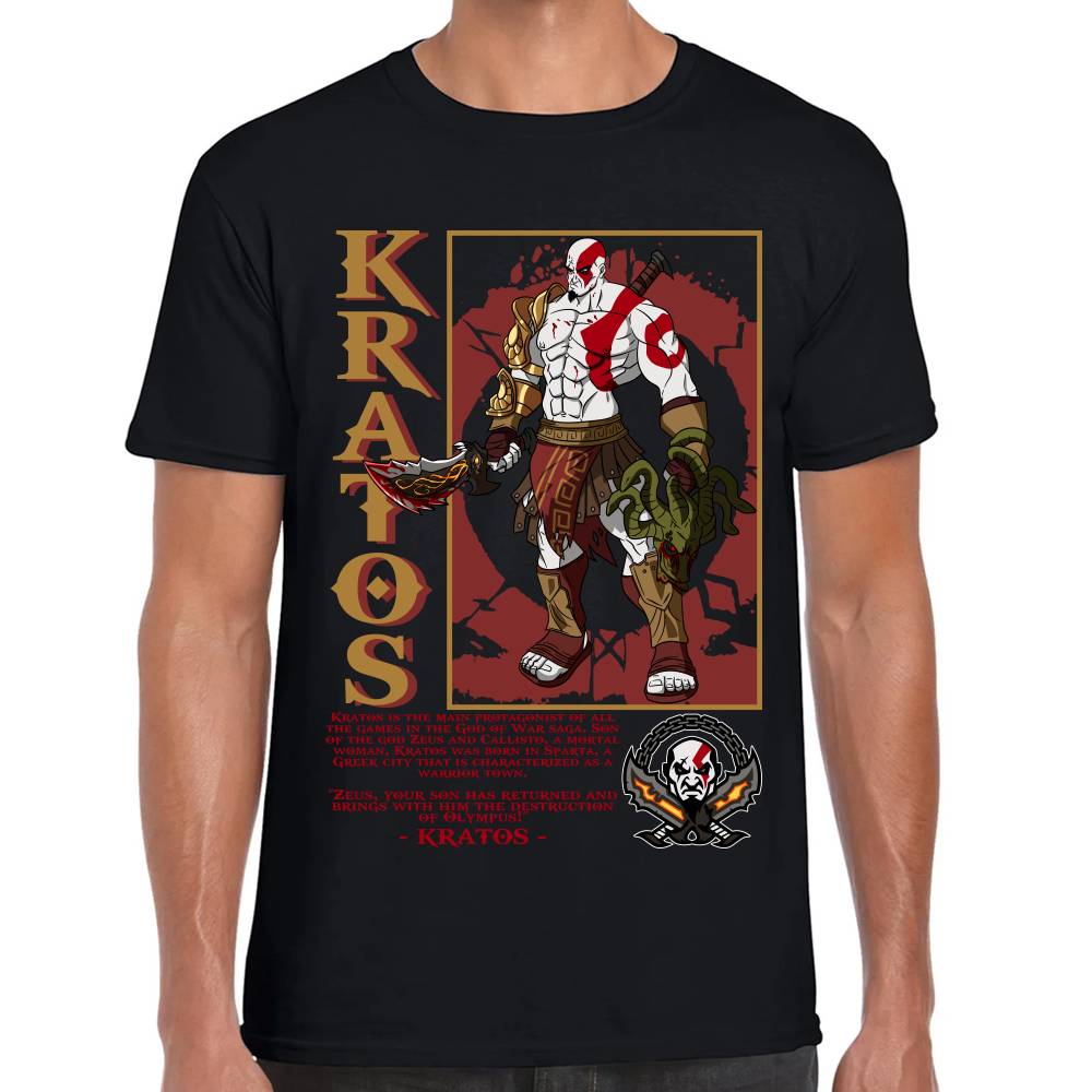 Playera Kratos Algodón Premium #0002799 Imagen principal del producto