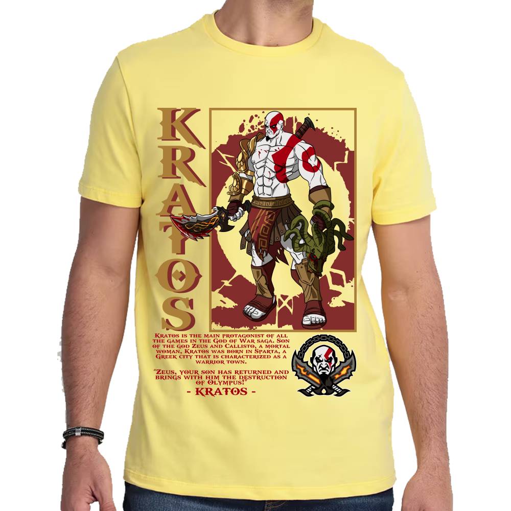 Playera Kratos Algodón Premium #0002799