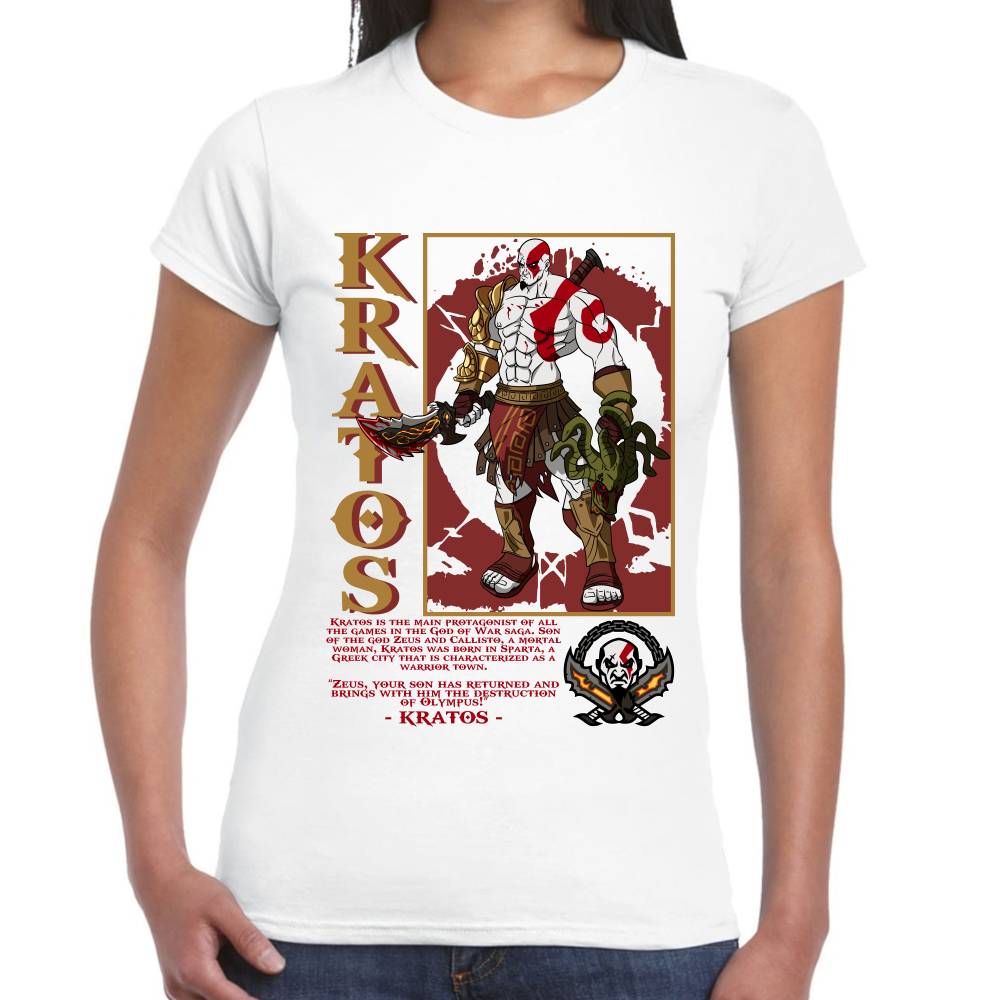 Playera Kratos Algodón Premium #0002799