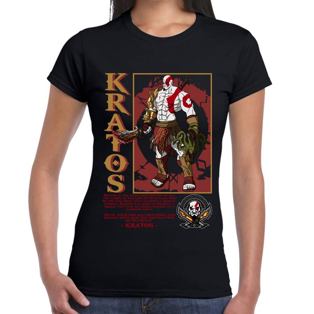 Playera Kratos Algodón Premium #0002799