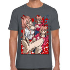 Playera Chainsaw Man Power Waifu Algodón Premium #0002801