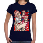 Playera Chainsaw Man Power Waifu Algodón Premium #0002801