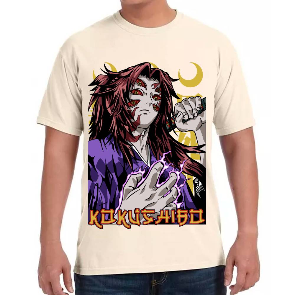 Playera Demon Slayer Kokushibo Algodón Premium #0002804