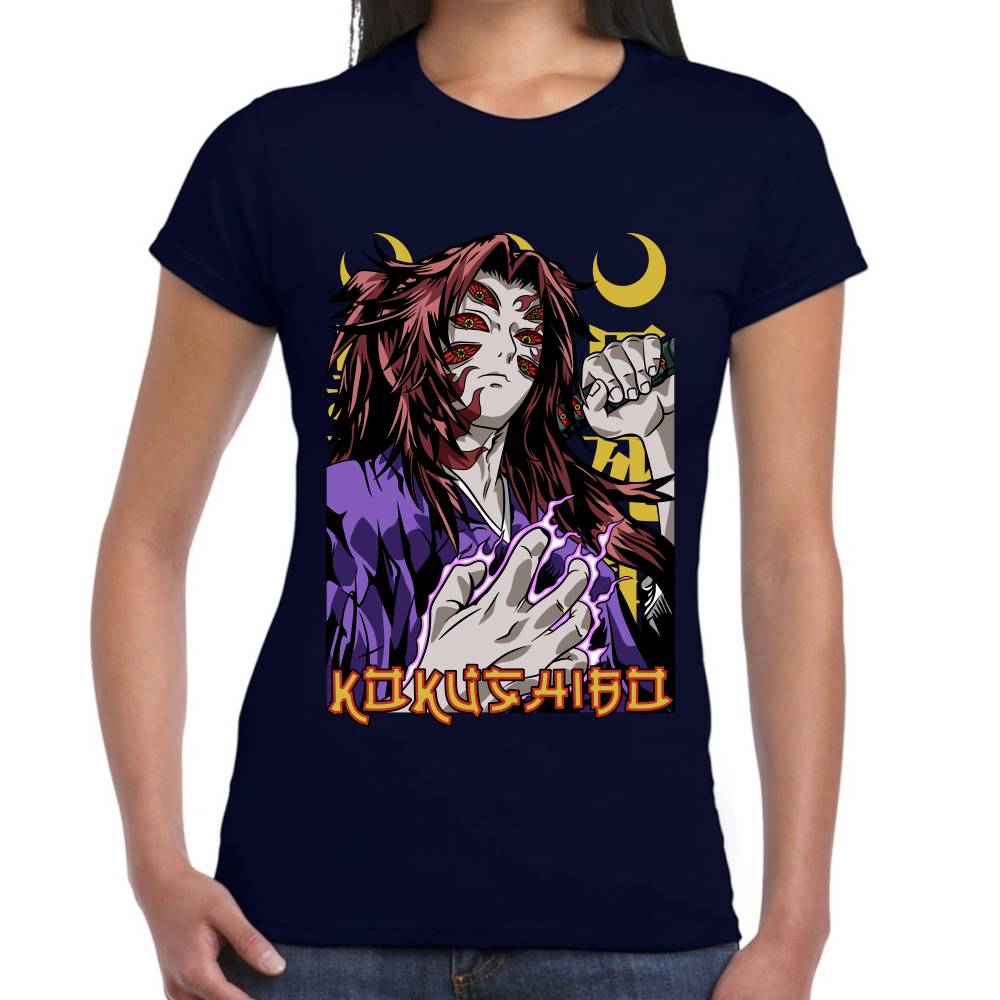 Playera Demon Slayer Kokushibo Algodón Premium #0002804