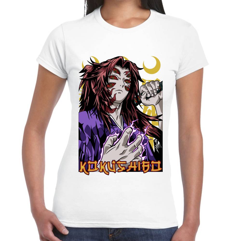 Playera Demon Slayer Kokushibo Algodón Premium #0002804