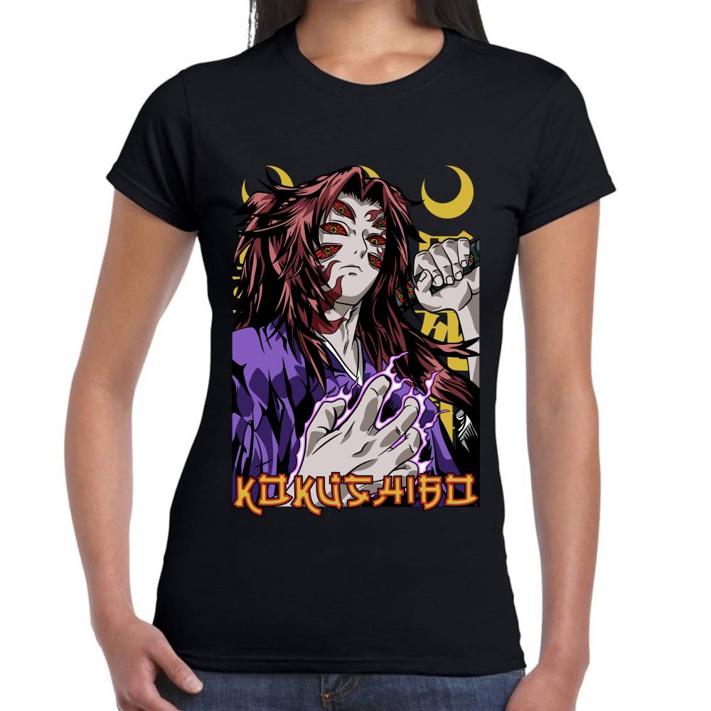 Playera Demon Slayer Kokushibo Algodón Premium #0002804