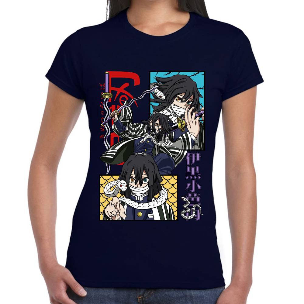 Playera Demon Slayer Obanai Iguro Algodón Premium #0002805