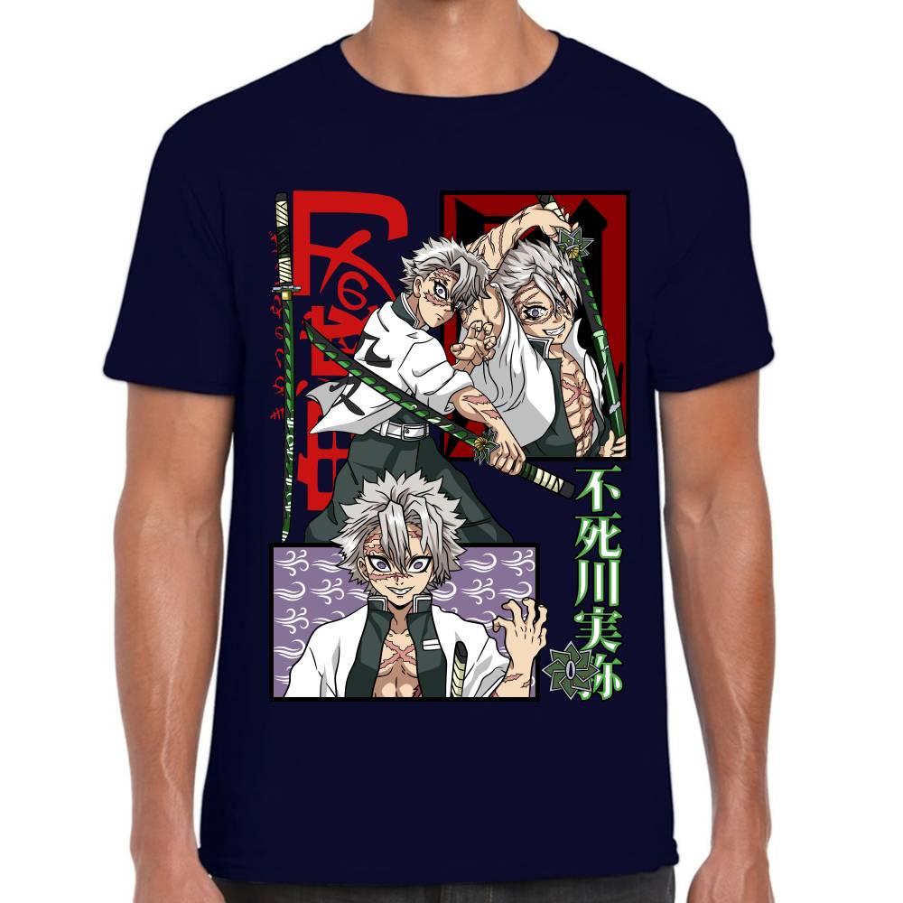 Playera Demon Slayer Sanemi Shinazugawa Algodón Premium #0002806
