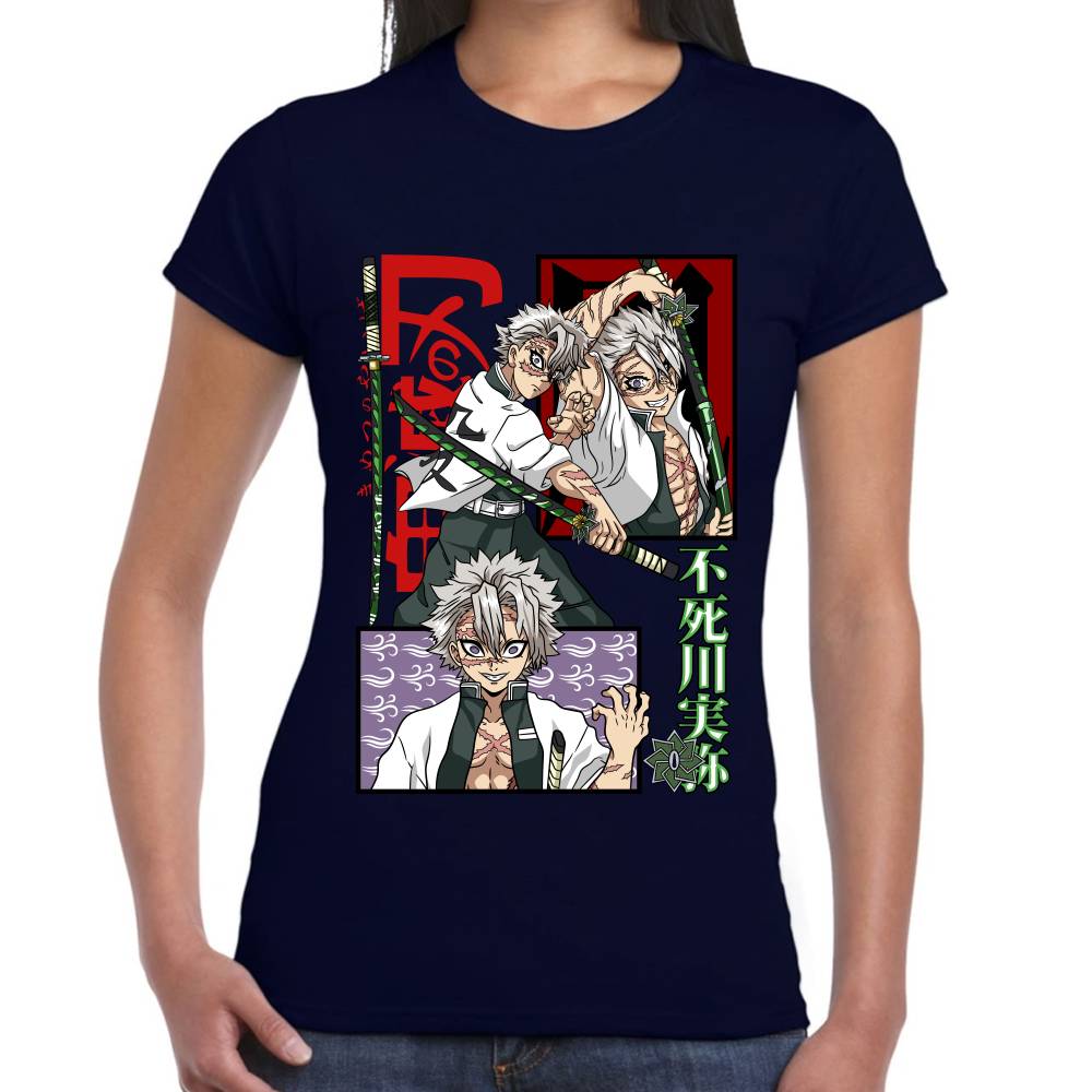 Playera Demon Slayer Sanemi Shinazugawa Algodón Premium #0002806
