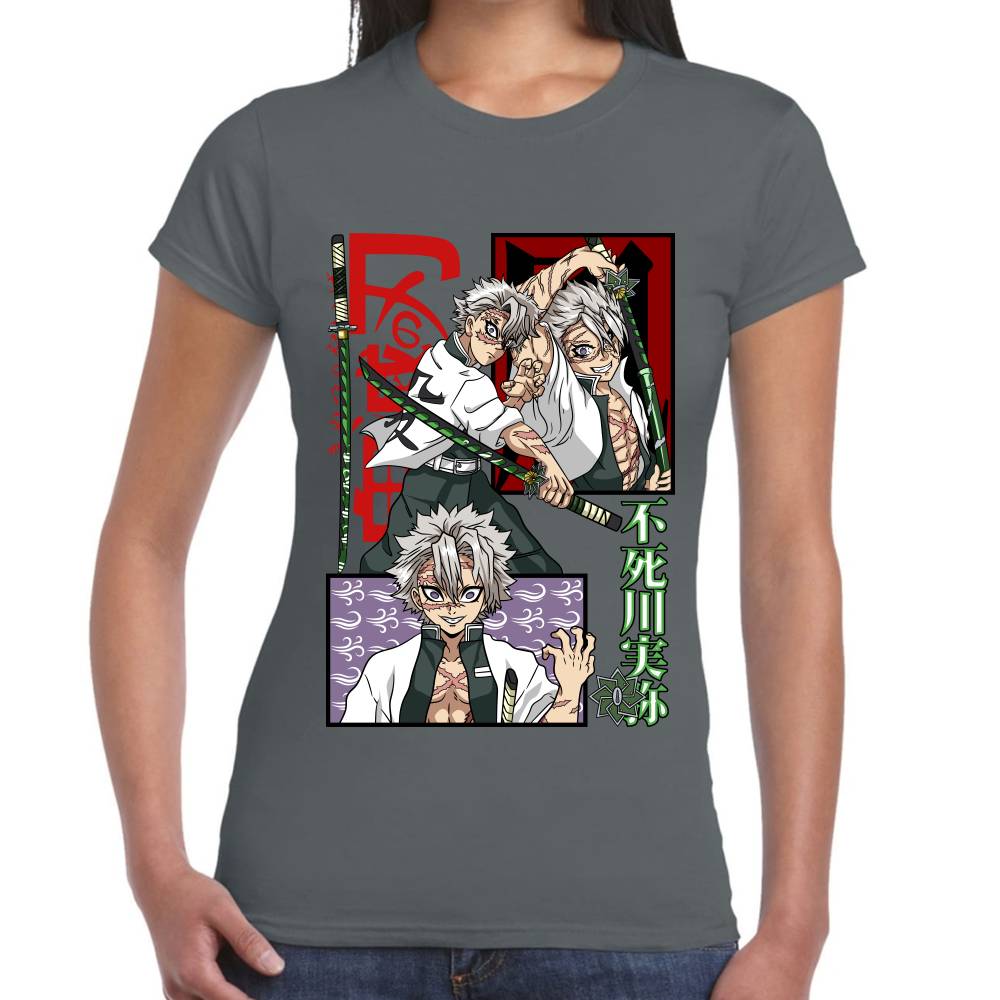 Playera Demon Slayer Sanemi Shinazugawa Algodón Premium #0002806