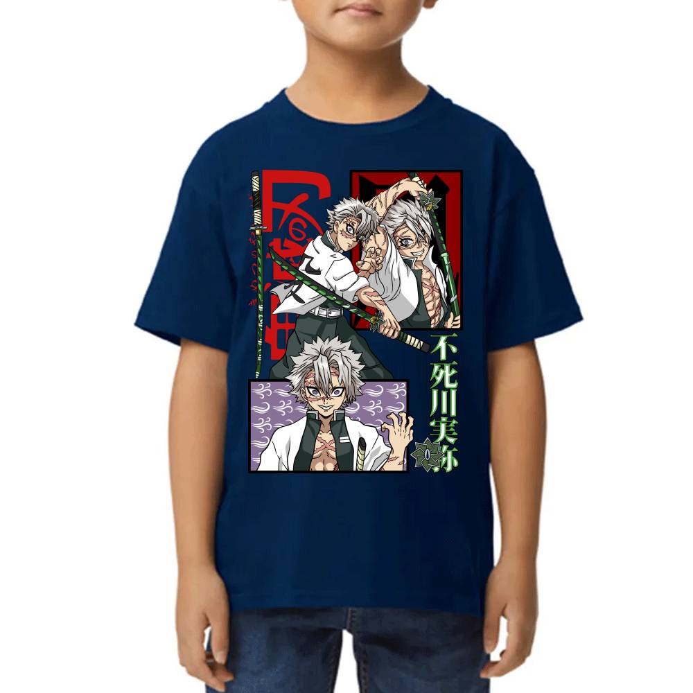 Playera Demon Slayer Sanemi Shinazugawa Algodón Premium #0002806