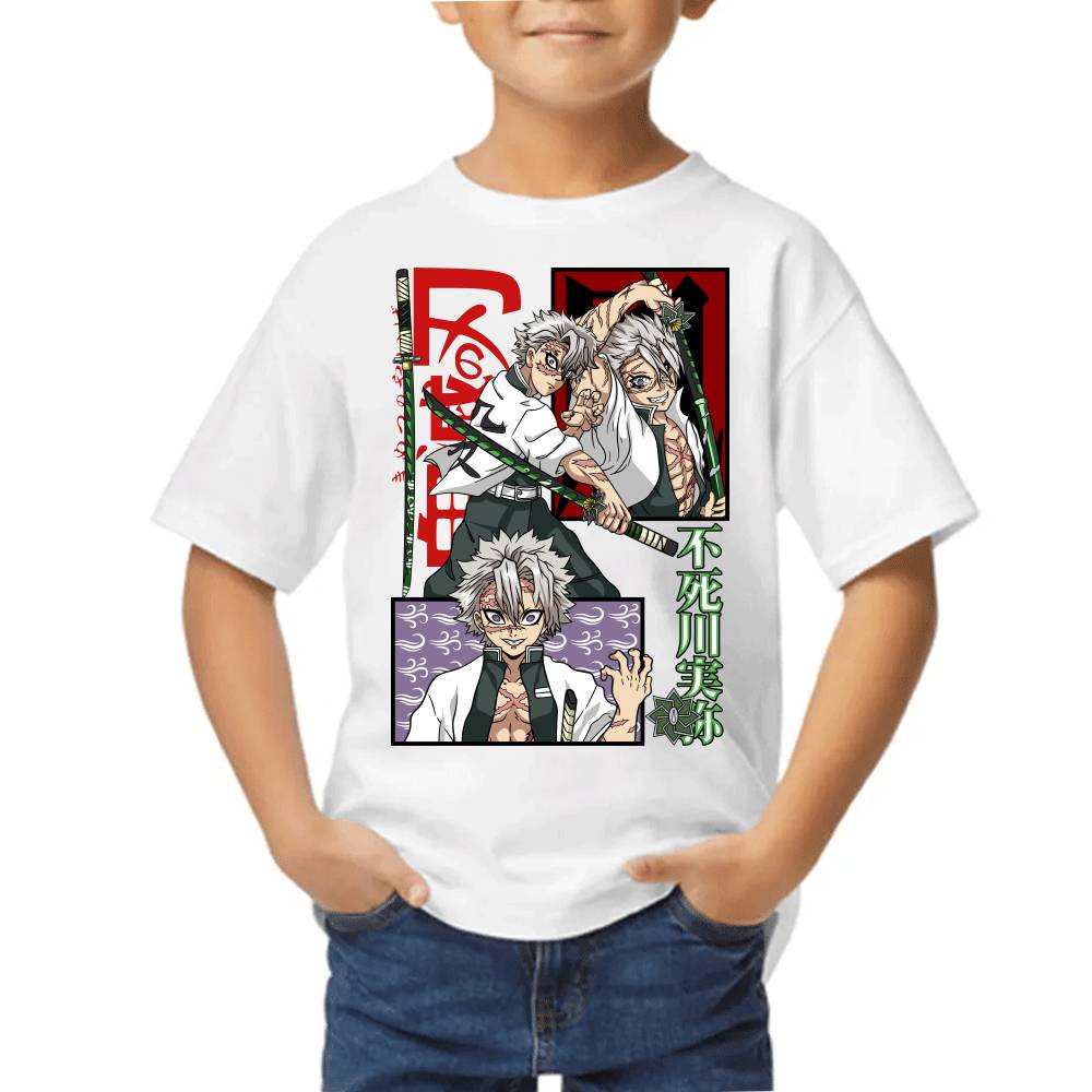Playera Demon Slayer Sanemi Shinazugawa Algodón Premium #0002806