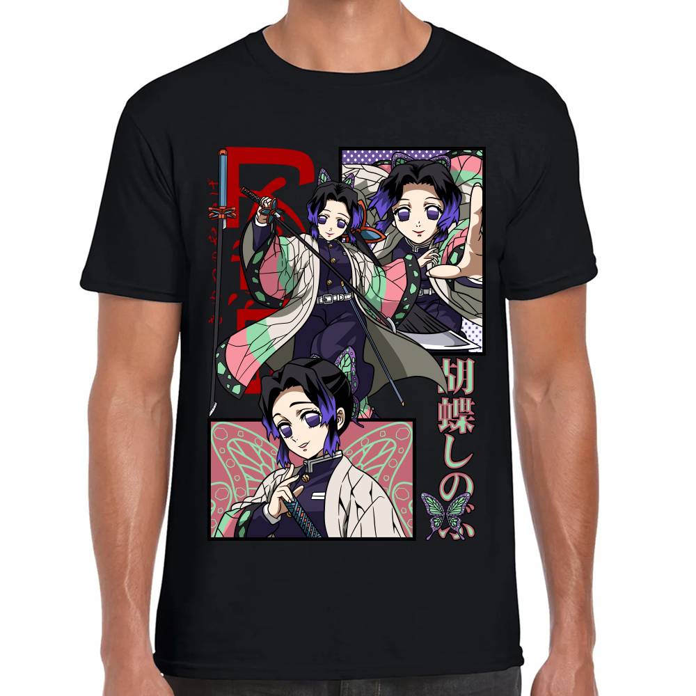 Playera Demon Slayer Shinobu Kocho Algodón Premium #0002807 Imagen principal del producto