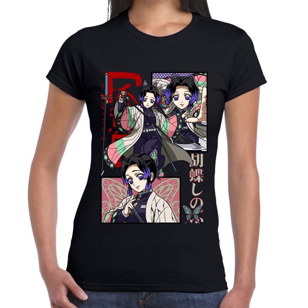 Playera Demon Slayer Shinobu Kocho Algodón Premium #0002807 Imagen secundaria del producto
